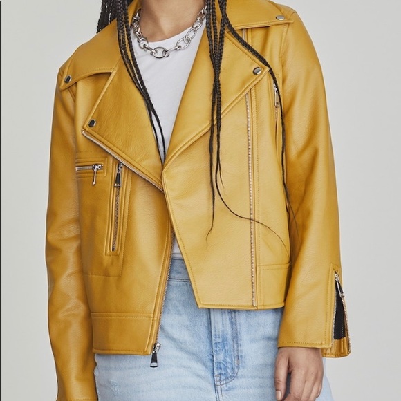 Elizabeth and James Jackets & Blazers - Brand New faux-leather jacket Elizabeth & James XL